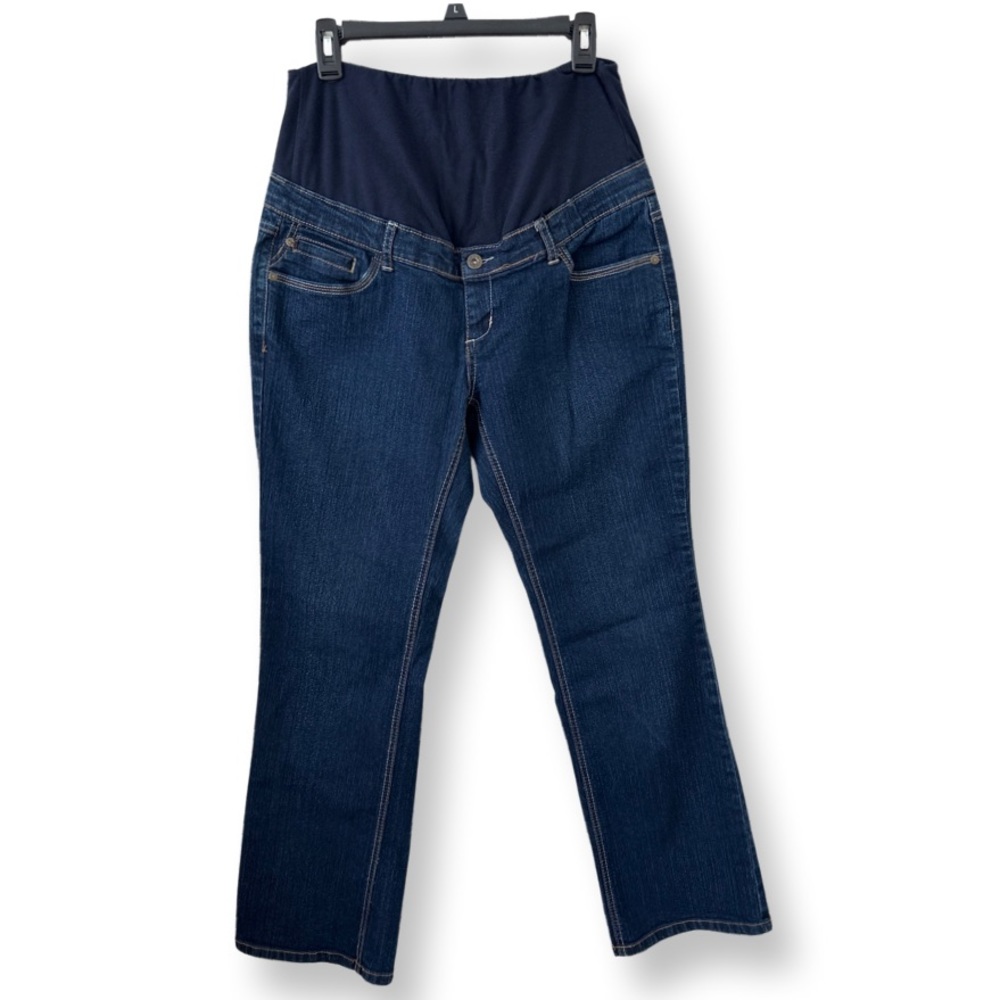 LILAC Maternity Blue Jeans Bootcut Denim Size L